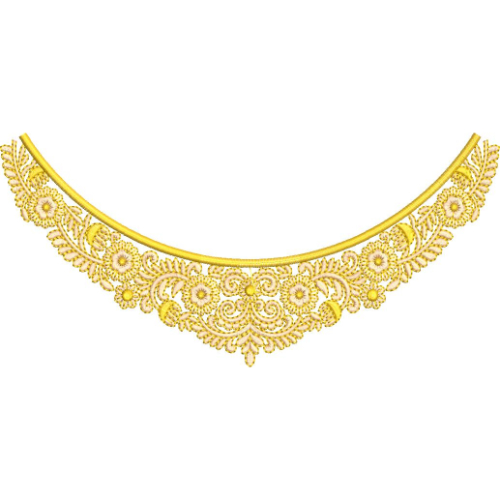 Neck Gala Embroidery Design