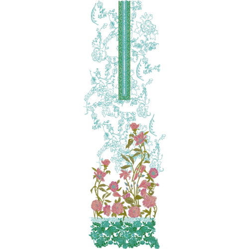 Best Border Daman Embroidery Design