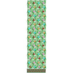 Unique Border Daman Embroidery Design
