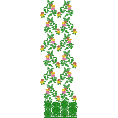 Border Daman Embroidery Design