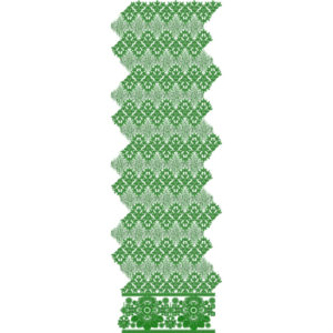 Beautiful Border Daman Embroidery Design