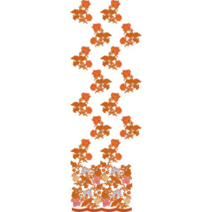 Simple Border Daman Embroidery Design