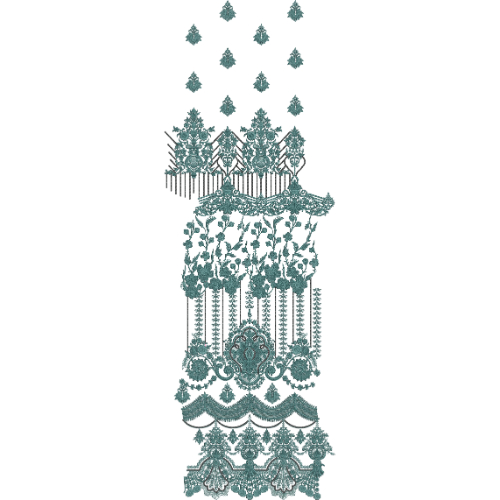 Border Daman Embroidery Design