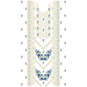 Flower Dress Embroidery Design