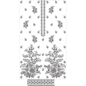 Beautiful Dress Embroidery Design