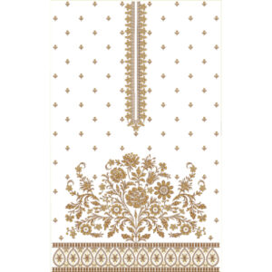 Unique dress Embroidery Design