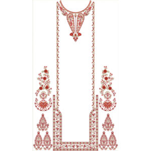 Simple Dress Embroidery Design