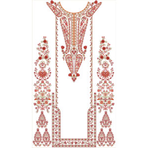 Unique dress Embroidery Design