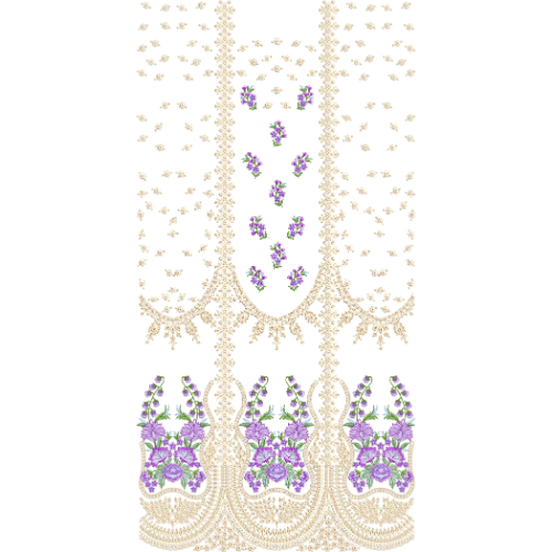 Beautiful Dress Embroidery Design