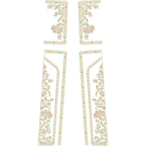 Simple Dress Embroidery Design