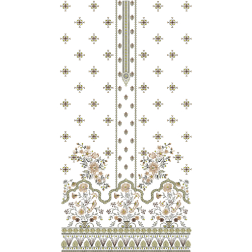 Flower Dress Embroidery Design