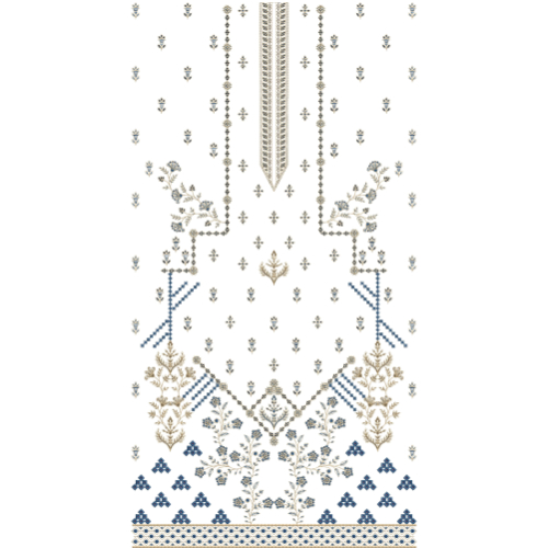 Flower Dress Embroidery Design