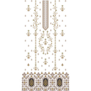 Simple Dress Embroidery Design