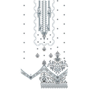 Unique dress Embroidery Design
