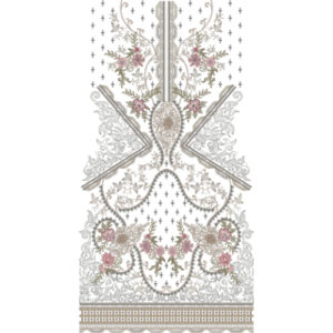Flower Dress Embroidery Design