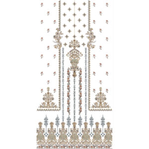 Unique dress Embroidery Design