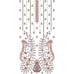 Unique dress Embroidery Design