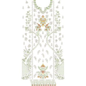 Simple Dress Embroidery Design