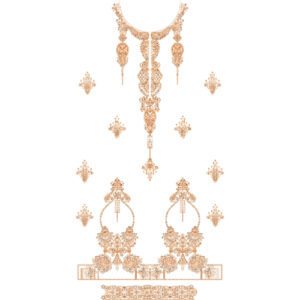 Unique dress Embroidery Design