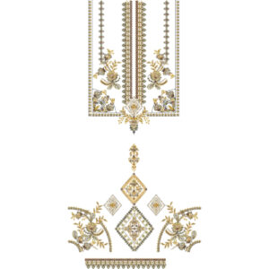 Simple Dress Embroidery Design