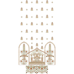Unique dress Embroidery Design
