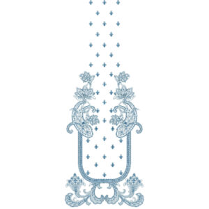 Flower Dress Embroidery Design