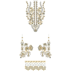 Simple Dress Embroidery Design