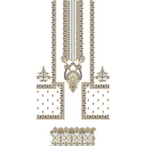 Unique dress Embroidery Design
