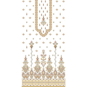 Flower Dress Embroidery Design