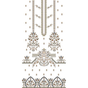 Simple Dress Embroidery Design
