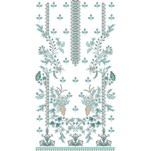 Simple Dress Embroidery Design