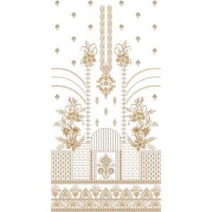 Unique dress Embroidery Design