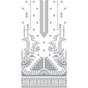 Unique dress Embroidery Design