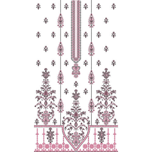 Beautiful Dress Embroidery Design