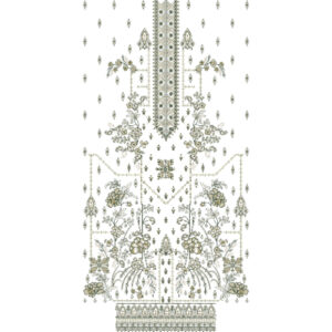 Unique dress Embroidery Design