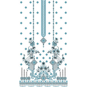 Flower Dress Embroidery Design