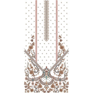Unique dress Embroidery Design