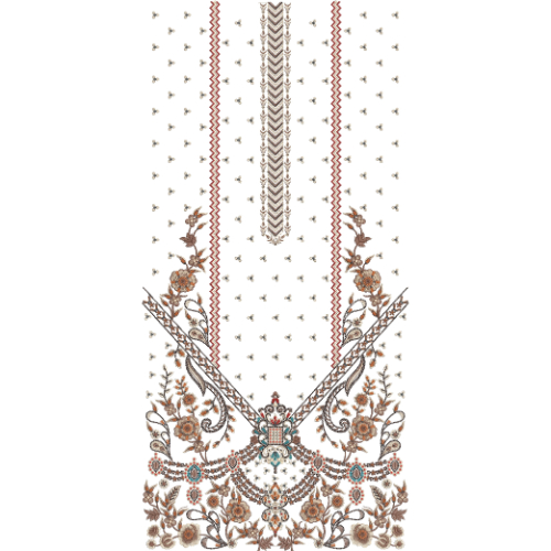 Unique dress Embroidery Design
