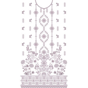 Simple Dress Embroidery Design