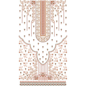 Unique dress Embroidery Design