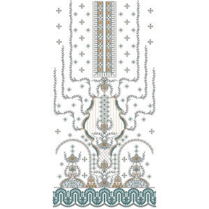 Simple Dress Embroidery Design