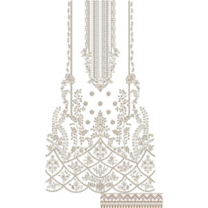 Unique dress Embroidery Design