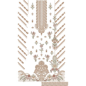 Simple Dress Embroidery Design