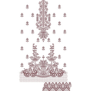 Unique dress Embroidery Design