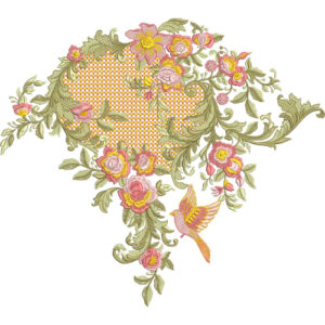 Unique Flower Embroidery Design