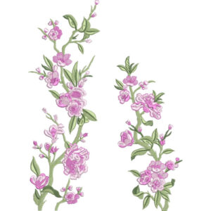 Motive Flower Embroidery Design
