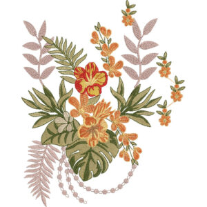Flower Embroidery Design