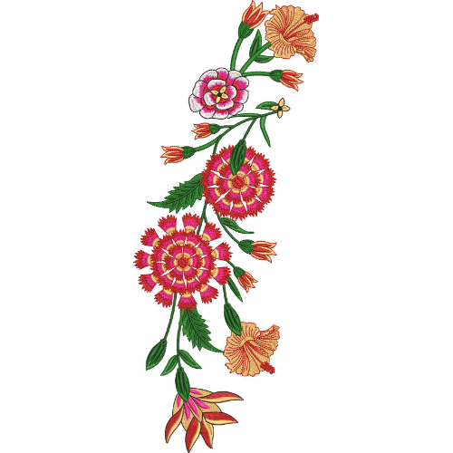 Beautiful Flower Embroidery Design
