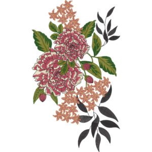 Flower Kurta Embroidery Design