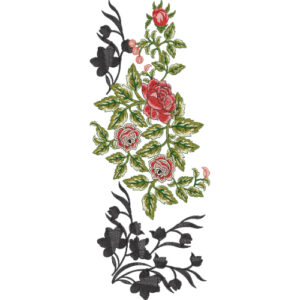 Delicate Flower Embroidery Design